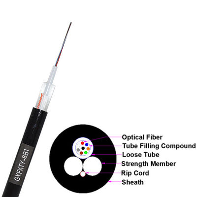 Cáp sợi quang bọc thép sợi thủy tinh Thành viên cường độ trung tâm GYFTY-FS RFP