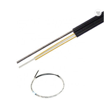 G657A1 Fiber FRP LSZH Sheath FTTH Cáp thả 1 Hệ thống cáp trong nhà lõi