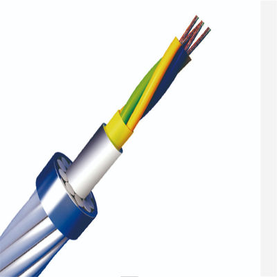 Dây nối đất trên không Cáp OPGW Vỏ nhôm Dây thép Cáp quang OPGW Cáp