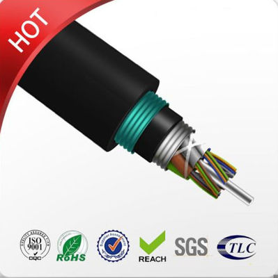 Cáp quang đôi bọc thép ngoài trời GYTA53 Cấu trúc đơn
