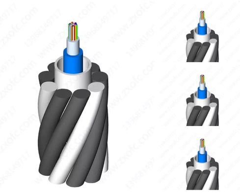 Cáp quang 24/48 lõi OPGW Đơn Chế độ G652d Dây Aeirlal Power Opgw
