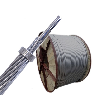 Sợi quang OPGW mắc kẹt Dây nối đất trên không Hai lớp